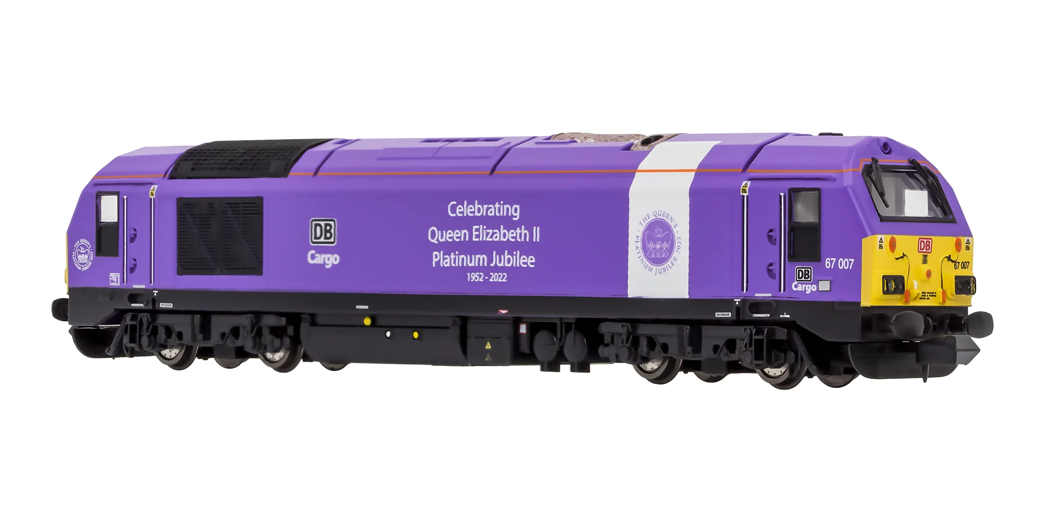 2D-010-016 N Gauge Class 67 Platinum Jubilee Purple 67007 - Image 3