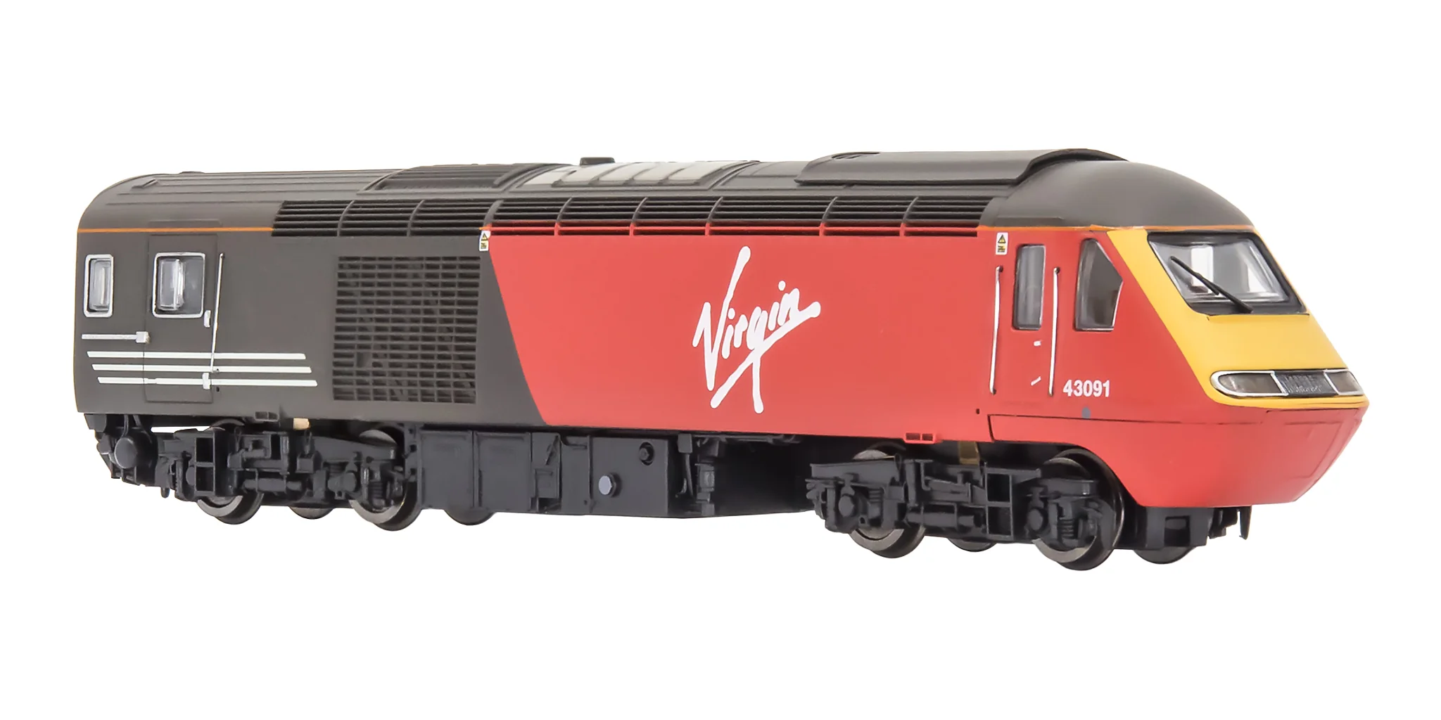2D-019-205 N Gauge Class 43 HST Virgin  Twin Pk 43080 (buffers) & 43091 (no buffers) - Image 3