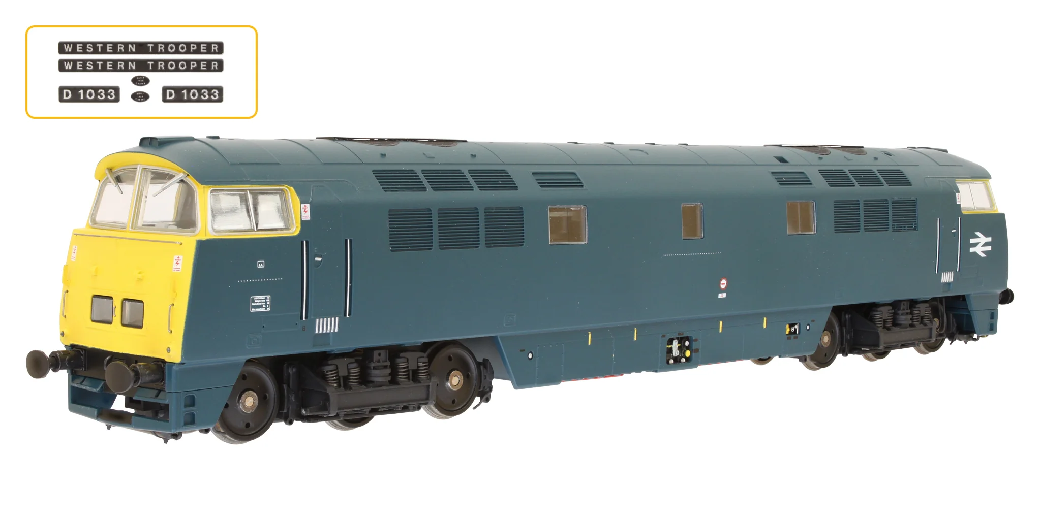4D-003-020 OO Gauge Western Trooper BR Blue FYE D1033 - Image 4