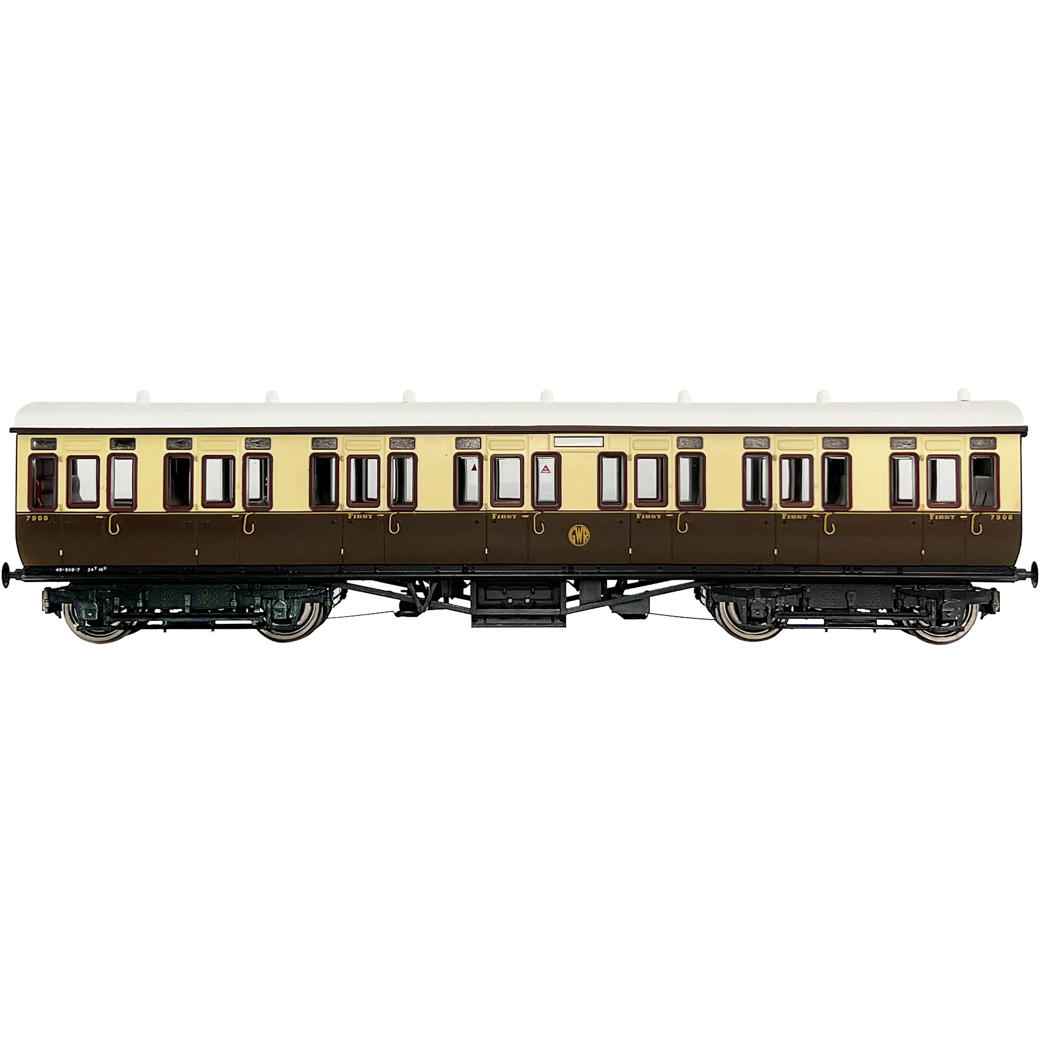 4P-020-322 OO Gauge GWR Toplight M/Line City GWR Shtbutton Composite 7908 Set 4
