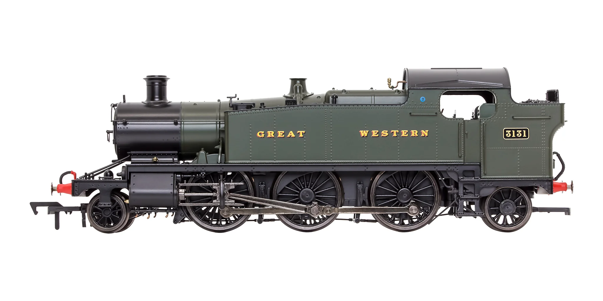 4S-041-009 OO Gauge Large Prairie 3131 GWR Green Great Western - Image 3