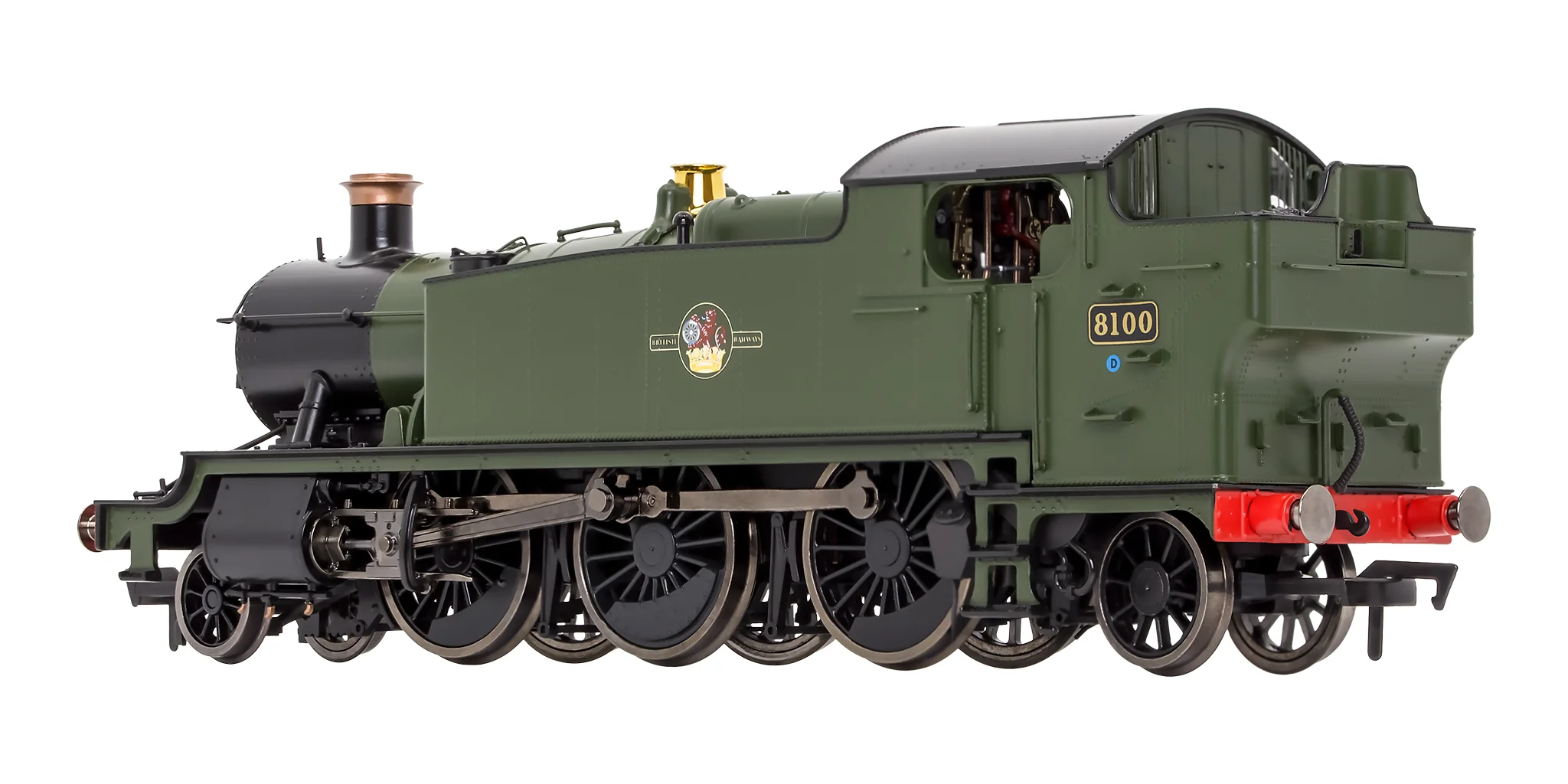 4S-041-014 OO Gauge Large Prairie 8100 BR Green Late Crest - Image 4