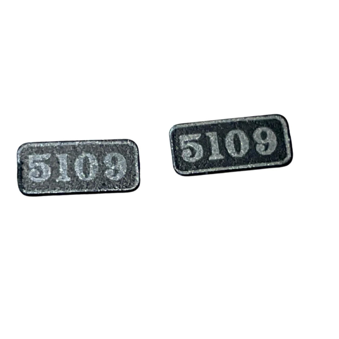 4S-041-CBNPLT2 00 gauge spares 61xx prairie - cabside number plate 5109 (pair)-R