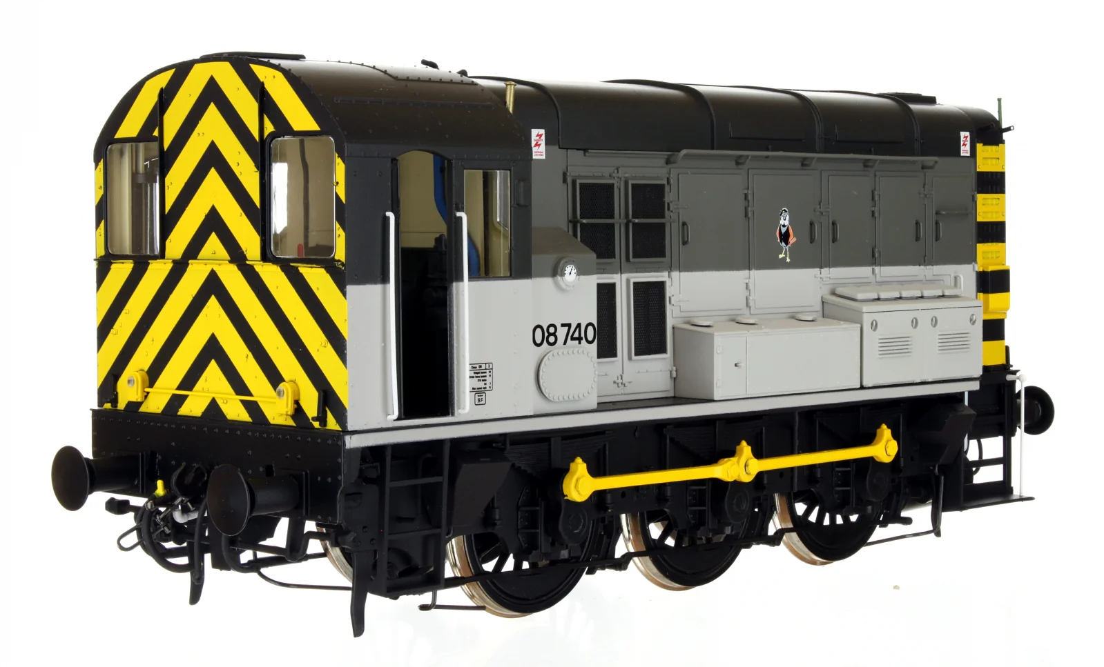 7D-008-015 O Gauge Class 08 Railfreight Triple Grey 08740 - Image 3