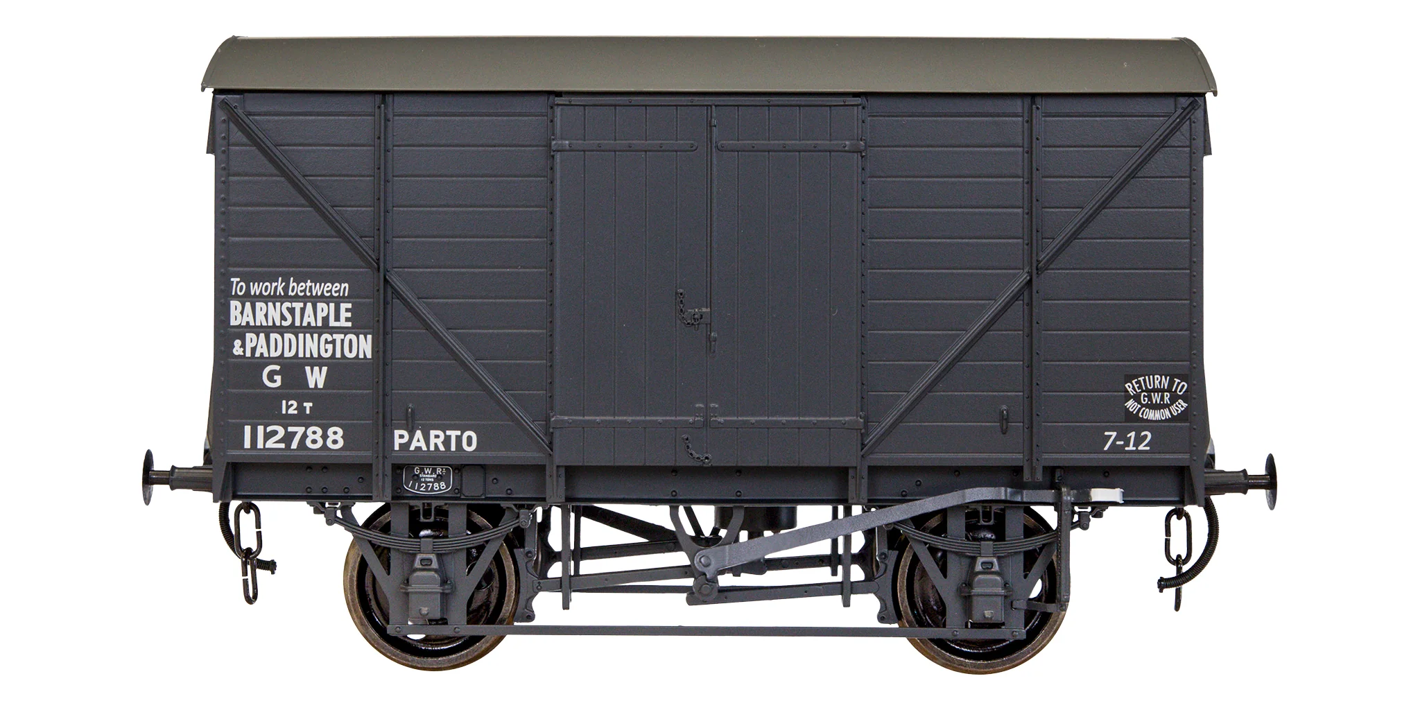 7F-066-003 Great Western Standard 12T Van PARTO Grey 112788