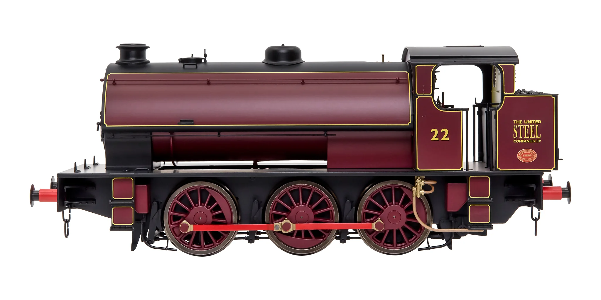 7S-094-008 J94/Austerity United Steel Lined Red No 22 - Image 3