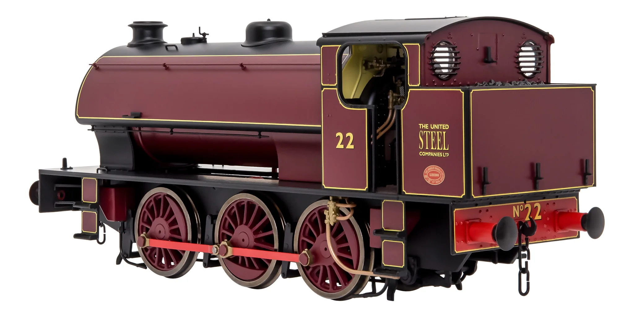 7S-094-008 J94/Austerity United Steel Lined Red No 22 - Image 4